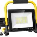 10000 Lumen LED Work Light: Portable Work Light with 6FT Cord - IP66 Waterproof Flood for Indoor/Outdoor Job Site Workshop Construction Garage Lighting, Tool Gifts for Men, Dad, Him