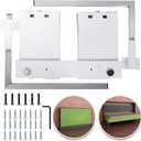 Happybuy Murphy Mounting Wall Springs Mechanism Heavy Duty Support Hardware DIY Kit for Queen Twin Size Bed (Horizontal), White