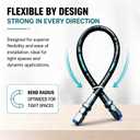 26711-12-12-18 Hydraulic Hose Swivel Assembly 3/4" Hydraulic Hose with Female JIC X Female JIC, 18" Long, 3118 PSI