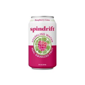 Spindrift Sparkling Water, Raspberry & Lime, 12 fl oz, BBD 08/15/2026