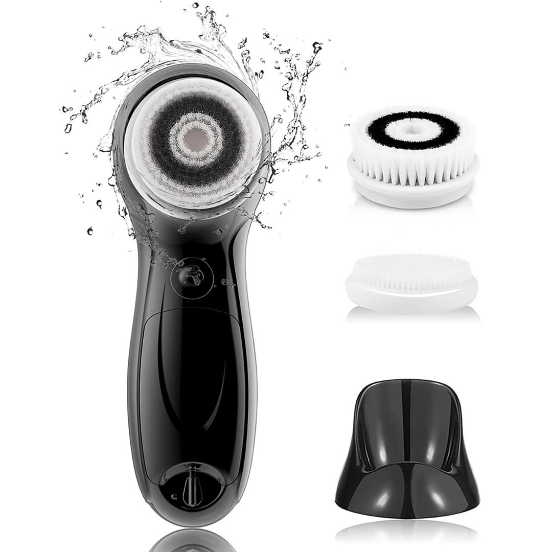 TOUCHBeauty Facial Cleansing Brush for Men Face Scrubber with Advanced PBT Bristles Spin Brush & Stand, Facial Cleansing System Designed for Men | Dual Speed, Waterproof, Battery Powered TB-0759M (Black) TOUCHBeauty Facial Cleansing Brush for Men Face Scrubber with Advanced PBT Bristles Spin Brush & Stand, Facial Cleansing System Designed for Men | Dual Speed, Waterproof, Battery Powered TB-0759M (Black)
