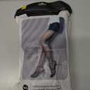 EXQUISLIFE Fleece Lined Tights Sheer Women - Fake Translucent Warm Pantyhose Leggings Sheer Thick Tights, for Winter (Small, Black+coffee)