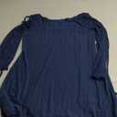 Sparkly Mesh Mini Maternity Dress Sheer Bell Sleeves Tie Back Pregnant Dresses Baby Shower Photoshoot Casual (Large, Blue)