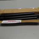 Black Shower Curtain Rod 31 to 104 Inch,1 Inch Diameter Adjustable Spring Tension Curtain Rod No Drilling Stainless Steel Telescoping Rod,No Rust