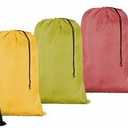 Large 28 X 38 Laundry Bag with Cord Assorted Colors and Patterns (5)