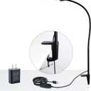 LED Desk Lamp with Clamp, Clamp Light, Tall Desk Lamp with Long Gooseneck, 11W, 850 LMS, 3 Color Modes, 10 Brightness Levels, Eye-Caring, Clip on Desk Light for Reading, Home, Office