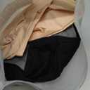 Evella Incontinence Underwear for Women - Washable Leak Proof Underwear for Women 55+ - Reusable Protection Panties for Bladder Leaks - 3-Pack (Black, Beige, Grey) - Updated Design, Large
