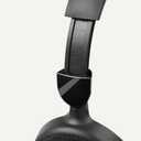On Ear Wired Computer Headset with Adjustable Microphone, 3.5mm Port or in-Line Control with USB-A Port, Foldable, Clear Sound, Small/Medium Size, Black