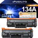 (No Chip) 134A Toner Cartridge Replacement for HP 134A Black Toner Cartridge W1340A 134X W1340X for HP Laserjet Pro M209dw 232dw 232dwc 233sdn 233dw 234dw 234sdw 236dw 236sdw Series Printer, 2 Packs