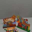 6 Pcs Gone Fishing Table Decorations Summer 3D Sign Table Decor Wooden Fishing Theme Centerpieces Detachable Topper Tiered Tray Decor for Summer Fisherman Birthday Party Supplies