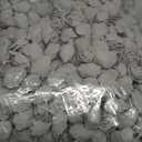 INSUNSIX Mini Foam Rose Heads 500PCS Artificial Flower Silver Foam Fake Flower Bulk for DIY Crafts Wedding Bouquets Baby Shower Centerpieces Floral Arrangements Party Tables Home Decorations(Silver)