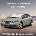EcoNour Windshield Sunshade Compatible for Honda Civic 20122013 2014 2015, Sun Visor for Front Windshield & Window Sunshade Cover, UV Heat Blocker & Protector, Car Accessories