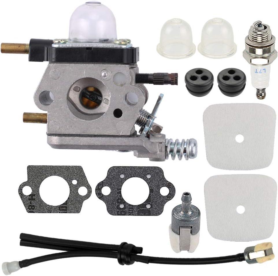 C1U-K54A C1U-K17 Carburetor Repower Kit fits 2-Cycle Mantis 7222 7222E 7222M 7225 7230 7234 7240 7920 7924 Tiller/Cultivator