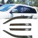 4pcs Original Shatterproof Rainproof Side Window Wind Deflector for 2011-2021 Jeep Grand Cherokee,Tape On Rain Guard Sets,Nice Looking Window Visors,Vent Deflectors for 11-21 Grand Cherokee 94252