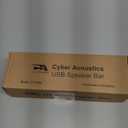 Cyber Acoustics USB Speaker Bar (CA-2890)  Stereo USB Powered Speaker, Easily Clamps to Monitor, Convenient Controls