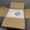 Indoor Plant Pot 8.2 Inch - Ceramic Planter with Drainage Hole and Saucer, Boho Round Decorative Flower Pot for Indoor Outdoor Flowers, Plant Lover Gifts, Office Home Garden Patio Decor, White