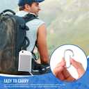 Hosuly 6 Pack Cooling Towels 40" x 12" Sport Towels, Cooling Rag for Neck and Face Ice Breathable Chilly Portable Neck Wraps for Yoga(Light Gray)