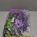 DearHouse 12 Pack 3.6 Feet Artificial Fake Wisteria Vine Ratta Hanging Garland Silk Flowers String Home Party Wedding Decor (Purple 2)