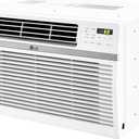 LG 12,000 BTU Smart Window Air Conditioner, 115V, AC Window Unit for Rooms up to 550 Sq. Ft., Perfect for Kitchen or Living Room, Phone & Voice Control, Works with LG ThinQ, Amazon Alexa, Hey Google (Bright White)
