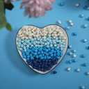 400PCS Premade Origami Lucky Paper Stars For Chirstmas New Year Eve Graduation Party Favor Anniversary Wedding Valentines Day Gift Origami Wishing Stars For Classmate (Blue Series)