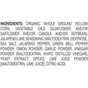 Late July Snacks, Jalapeo Lime Tortilla Chips, 2-oz. Snack Bag (Pack of 6)