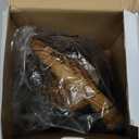 GGC Tea Kettle for Stove Top, Loud Whistling Kettle for Boiling Water Coffee or Milk, 3.1 Quart 3L Heavy Stainless Steel Black Kettle with Wood Pattern Handle, Unique Button Control Kettle Outlet 