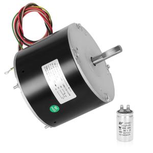 Newly Upgrade K55HXGDD-8119 ge Condenser Fan Motor 1/3 HP 1075 RPM, K55HXDAS-6735, K55HXCTJ-6645,5KCP39FFAB35S,K55HXPS-7301, HE3G394N, etc.,a Frequency Range of 208-230 Volt and a 5  F Capacitor
