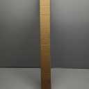 Double Curtain Rods for Window, Double Drapery Rod Adjusts from 36-72", Decorative Bronze Curtain Rod with Cap Finials, 1-Inch Front and 5/8 Inch Diameter Back Window Treatment Dual Curtain Rods