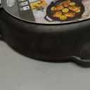 Victoria 12-Inch Cast Iron Skillet, Pre-Seasoned Cast-Iron Frying Pan with Long Handle, Made in Colombia