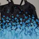 Womens Flowy Tankini Tops Only - Modest Bathing Suit Loose Fit Swimsuit Swim Tops No Bottom 2025, Size: M
