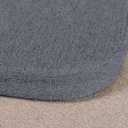 Shinnwa Seat Cushions for Kitchen Chairs, Non Slip Dining Chair Cushion with Ties, 15 x 15.5 inches, Dark Gray