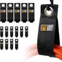 15PCS Heavy Duty Storage Straps - Garage Organization Tool Organizers and Fastening Straps - Cord Wrap Keeper, Cable Straps for Cords, Hoses, Rope, RV, Boat, and Garage Storage