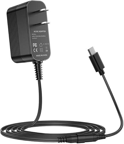 12V Charger for AVAPOW Car Jump Starter Power Cord Compatible with AVAPOW A68 A58 A28 A18 A08 6000A 4000A 2000A 3000A Car Jump Starter USB-C AC Adapter Charging