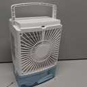 Portable Air Conditioners with 1500ml spray/hour Small Air Conditioner Mini Portable AC Unit 3 Speed Wind & 7 Colorful LED Light Cool Mist &Timer Evaporative Air Cooler for Bedroom/Home/Office/Car