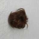 Messy Bun Hair Piece Human Hair, Human Hair Bun for Women Chocolate Brown And Medium Brown (5.5 Inch)
