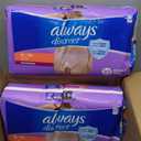 Always Discreet Adult Incontinence Underwear for Women and Postpartum Underwear, Extra Large, Up to 100% Bladder Leak Protection, 2 packs 32Count XL