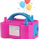 AC 110V Electric Balloon Pump, Double-Hole Inflator Portable Inflatable Pump 400L/MIN 600W