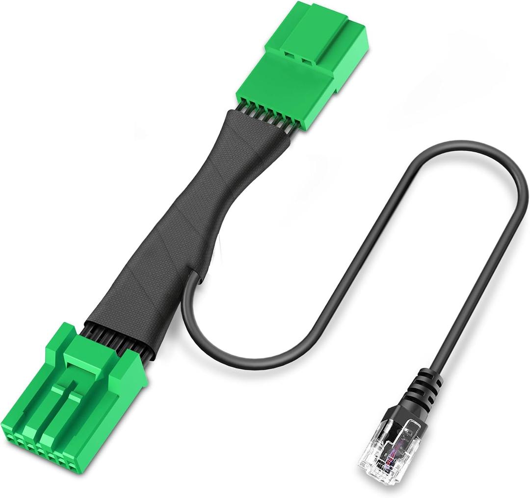 Radar Detector Power Adapter RJ11 Plug (7Pin Type A) Compatible with Select Honda CRV,Civic,Accord,Acura ILX and More,Radar Detector Adapter Charging Cable,Easy Plug and Play,Clean Install