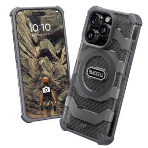 Oakshield Protective Case Compatible with iPhone 16 Pro Cover - Shockproof Smartphone Cases Compatible with MagSafe - Grey