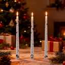 Jutom 3 Pieces Christmas Countdown Candle Nativity Candles Calendar Candle Advent Calendar for Christmas Birthday Baby Shower Favor (Nativity)