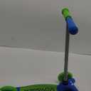 Scooter for Kids Ages 3-5 - Light Up Wheels, Extra Wide Deck, Foot Activated Break, Self Balancing Kids Toys for Boys & Girls (Green)