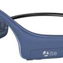 Bluetooth Headphones Waterproof Bone Conduction Headset Open Ear Earphones Blue Headset with mic, Bluetooth Headset with mic