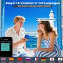 Ai Smart Glasses Bluetooth 5.4 with Translation for Men Women 160+Languages Color-Change Lens Chat GPT Assistant Free App Translator Glasses Meeting,Driver,Travel