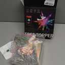 Moravian Star Tree Topper, 13.8" Smart LED Christmas Tree Decoration, USB Powered 3D Light with App & Remote Control, RGB Music Sync for Indoor and Outdoor Use