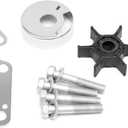 68T-W0078-01-00 Water Pump Impeller Repair Kit Replacement for Yamaha 6 8 9.9 HP F6 F8 T8 F9.9 Outboard 4-Stroke Boat Motor Engine Rebuild Parts Sierra 18-3450 68TW00780100 68T-W0078-00
