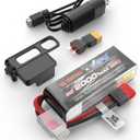 HYPER GO Angry Snail 3S2000 RC Car Upgrade Accessories 3S 11.1V 2000 mAh 25C LiPo Battery, Spare Parts RC Battery All 1/14, 1/16 Scale