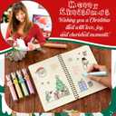 Spiareal 24 Pcs Christmas 3-in-1 Highlighters Pens Bulk Multicolor Xmas Highlighter Marker Christmas Tree Santa Claus Snowman Fluorescent Pens for Holiday Gifts Xmas Stocking Fillers (Cute Style)