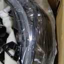 Headlights Assembly Pair for 2008 2009 2010 2011 Ford Focus S SE SES SEL Coupe/Sedan Headlamps Head Lights Replacement Driver and Passenger Side,Black Housing Amber Reflector