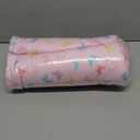 Toddler Pillow with Pillowcase - 13x18 My Little Dreamy Kids Travel Bed Pillows for Sleeping, Organic Cotton Small Pillowcase, Soft & Breathable, Machine Washable, Toddlers 2-5 Years Old (Flutter)