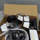 Onforu 75W LED Flood Light Motion Sensor Outdoor, 7000lm Dusk to Dawn Flood Light, Security Light with Three Head, IP65 Waterproof Exterior Floodlight, 6500k Wall Light for Entryway Stairs Yard Garage.4 Packs